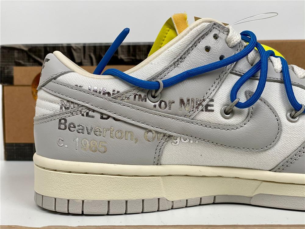 Pk God off white X dunk low the 50 NO.10 retail materials ready to ship